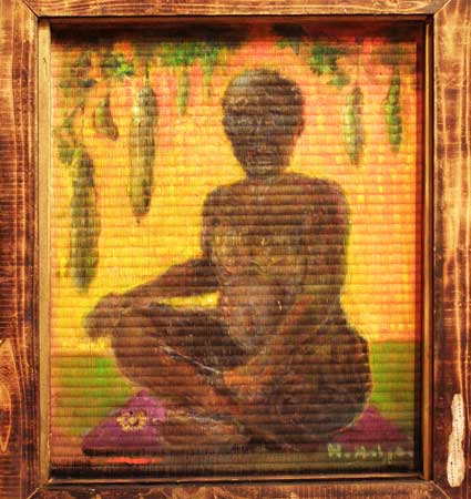 作者名：安齋治男、発表時期：2012年11月、展覧会等の名称：第49回国分寺市民文化祭美術展、作品名：私の夏　(F15)