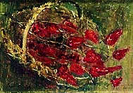 作者：増田良一、作品名：赤い印象、発表時期・展覧会名：1997年10月　第20回光発表会
