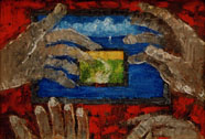 作者：増田良一、作品名：作品（SM）、発表時期・展覧会名：2001年10月　国分寺市第24回光発表会
