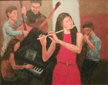 作者名：大野起生、作品名：JAZZ　(F30)、発表時期：2006年9月