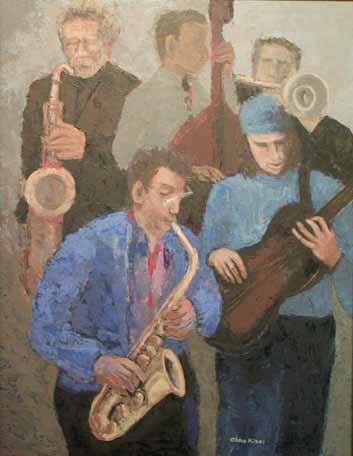 作者名：大野起生、作品名：JAZZ　(F50)、発表時期：2006年9月