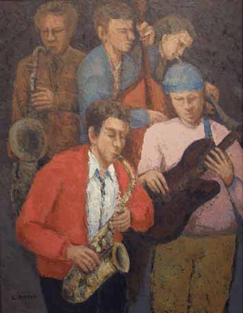 作者名：大野起生、作品名：JAZZ　(F50)、発表時期：2007年9月